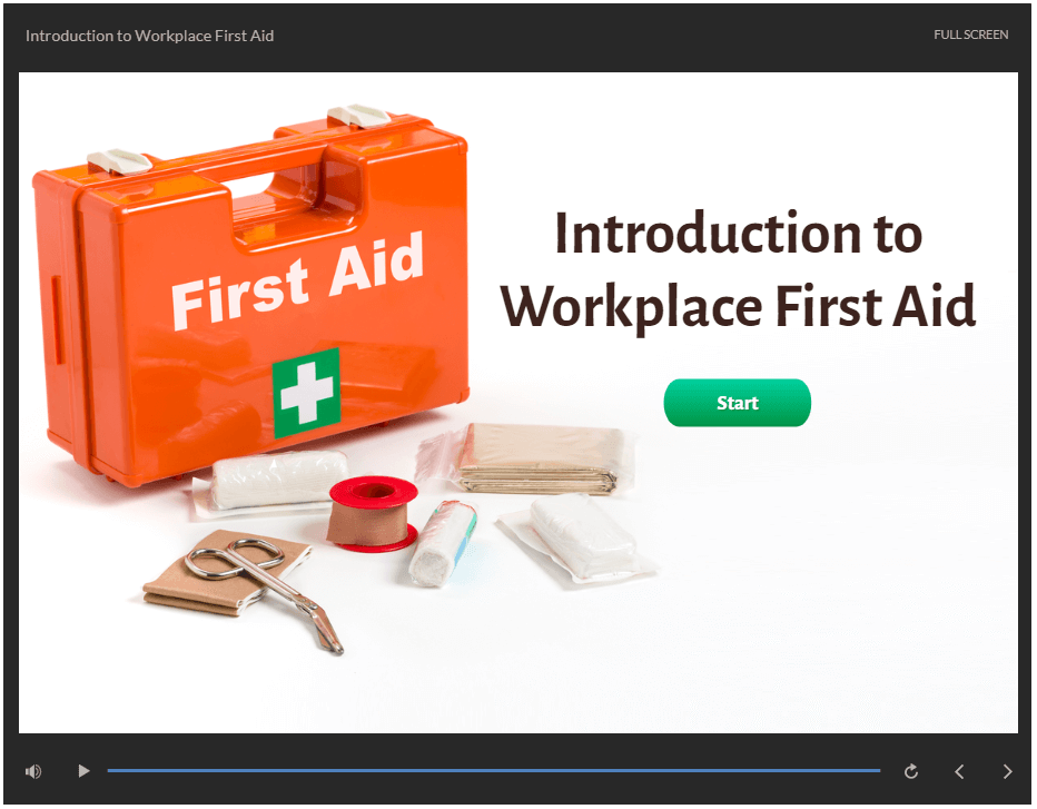 First Aid at Work Online Course & Certification