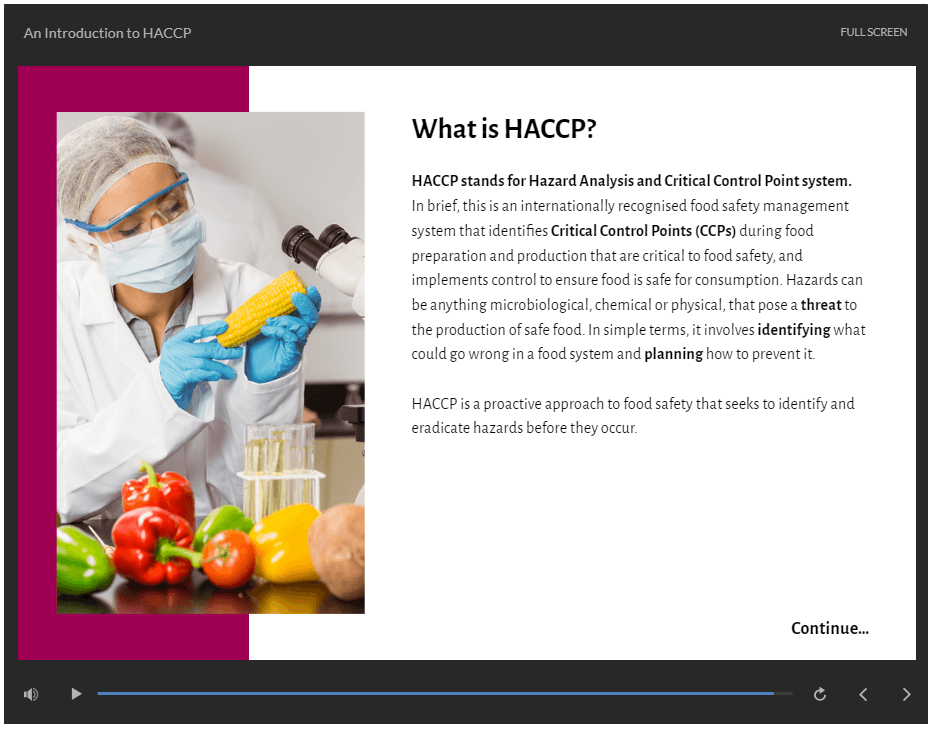 Level 3 HACCP Training Online Course & Certification