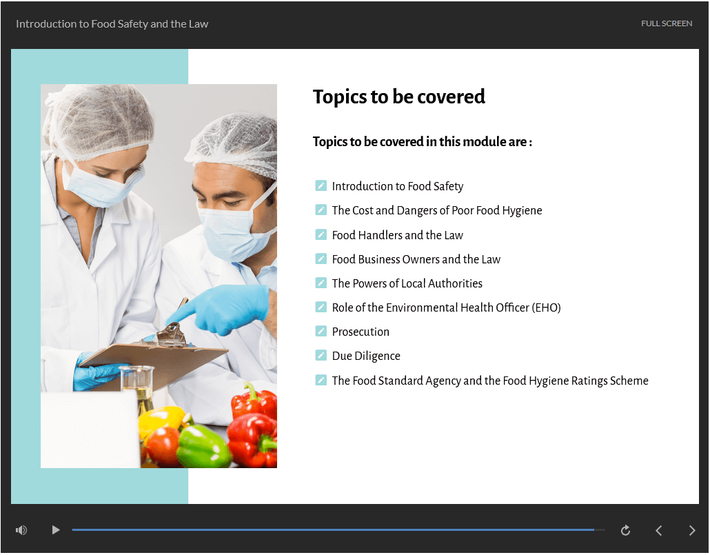 Food Hygiene and Safety Level 2 Online Course