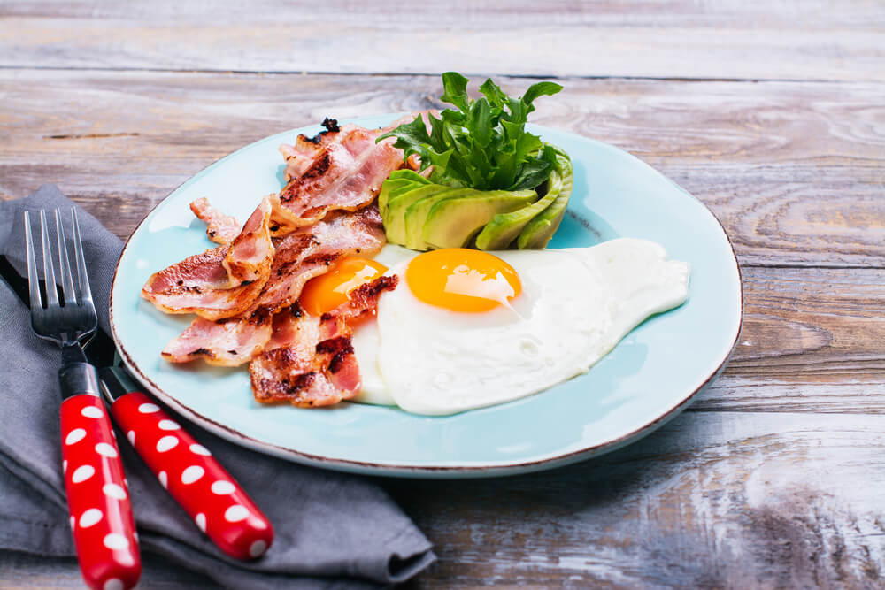 low carb ketogenic diet eggs and bacon