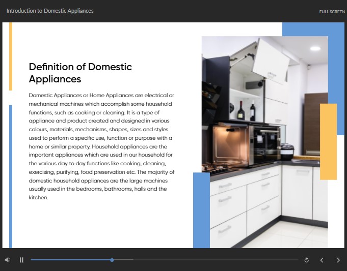 Domestic Appliance Repairing Course Online Certification