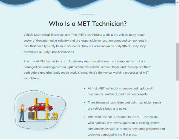 MET Technician – Training Express